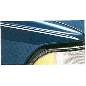 Trimbrite Pinstripe Tape - Double Stripe Vinyl Bright Gold - R32010