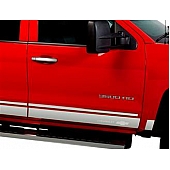Putco Rocker Panel Molding - Polished Stainless Steel Silver Set of 8 - 9751231GM