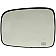 Help! By Dorman Exterior Mirror Glass Rectangular Power Single - 56244