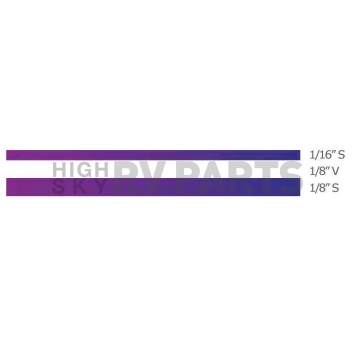 Trimbrite Pinstripe Tape - Double Stripe Vinyl Bright Gold - R320136