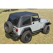 Rugged Ridge Soft Top - Black Diamond Standard Top Vinyl - 1375035