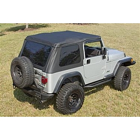 Rugged Ridge Soft Top - Black Diamond Standard Top Vinyl - 1375035