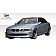 Extreme Dimensions Side Skirt - Primered Fiberglass Reinforced Plastic Black Set of 2 - 103482