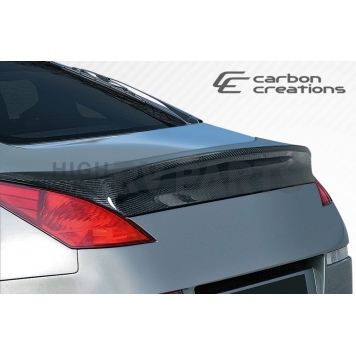 Extreme Dimensions Spoiler - 1 Piece Gloss UV Coated Carbon Fiber Black - 107074
