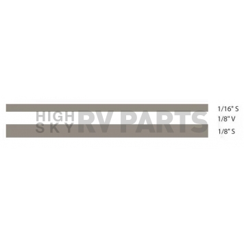 Trimbrite Pinstripe Tape - Double Stripe Vinyl Arizona Beige - R320230