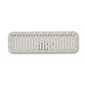 Warrior Products Hood Vent - Black Rectangular Steel Single - S90270