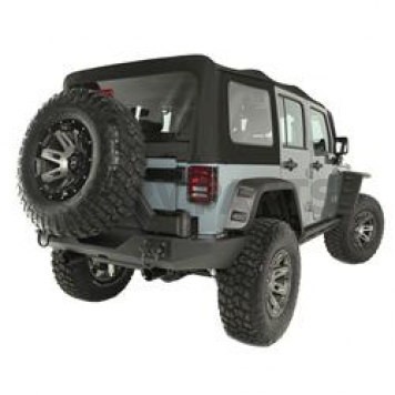 Rugged Ridge Soft Top - Black Standard Top Sailcloth Fabric - 1374201