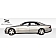 Extreme Dimensions Side Skirt - Primered Fiberglass Reinforced Plastic Black Set of 2 - 102486