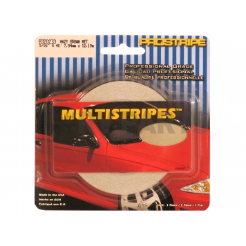 Trimbrite Pinstripe Tape - Double Stripe Vinyl Hazy Brown Metallic - R320233-1
