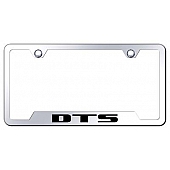 Automotive Gold License Plate Frame - Silver Stainless Steel - GFDTSEC