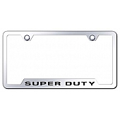 Automotive Gold License Plate Frame - Silver Stainless Steel - GFDTYEC