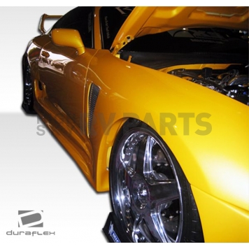Extreme Dimensions Side Skirt - Primered Fiberglass Reinforced Plastic Black Set of 2 - 102531-6