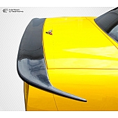 Extreme Dimensions Spoiler - 1 Piece Gloss UV Coated Carbon Fiber Black - 106894