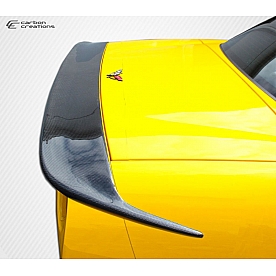 Extreme Dimensions Spoiler - 1 Piece Gloss UV Coated Carbon Fiber Black - 106894