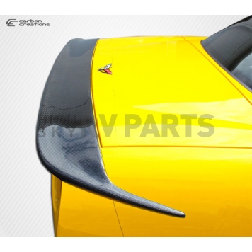 Extreme Dimensions Spoiler - 1 Piece Gloss UV Coated Carbon Fiber Black - 106894