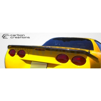 Extreme Dimensions Spoiler - 1 Piece Gloss UV Coated Carbon Fiber Black - 106894-4