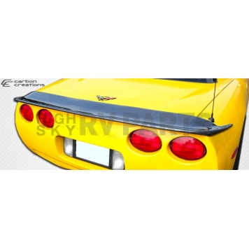 Extreme Dimensions Spoiler - 1 Piece Gloss UV Coated Carbon Fiber Black - 106894-5