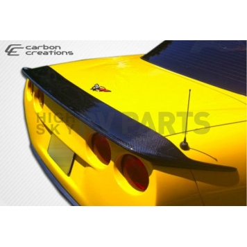 Extreme Dimensions Spoiler - 1 Piece Gloss UV Coated Carbon Fiber Black - 106894-6