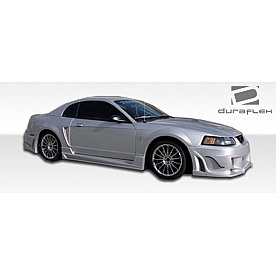 Extreme Dimensions Side Skirt - Primered Fiberglass Reinforced Plastic Black Set of 2 - 103275