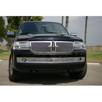 T-Rex Truck Products Grille Insert - Mesh Rectangular Polished Stainless Steel - 54713