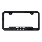 Automotive Gold License Plate Frame - Black Stainless Steel - GFF500LEB