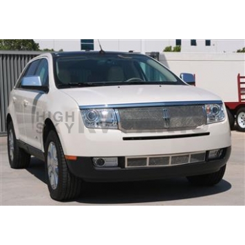 T-Rex Truck Products Grille Insert - Mesh Rectangular Polished Stainless Steel - 54717