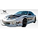 Extreme Dimensions Side Skirt - Primered Fiberglass Reinforced Plastic Black Set of 2 - 100517