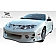 Extreme Dimensions Side Skirt - Primered Fiberglass Reinforced Plastic Black Set of 2 - 100517
