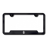 Automotive Gold License Plate Frame - Black Stainless Steel - GFFDLEB