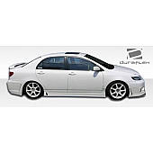 Extreme Dimensions Side Skirt - Primered Fiberglass Reinforced Plastic Black Set of 2 - 100534