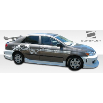 Extreme Dimensions Side Skirt - Primered Fiberglass Reinforced Plastic Black Set of 2 - 100538