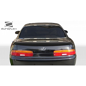 Extreme Dimensions Spoiler - 1 Piece Primered Fiberglass Black - 106582