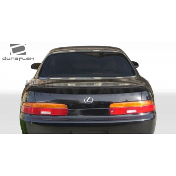Extreme Dimensions Spoiler - 1 Piece Primered Fiberglass Black - 106582