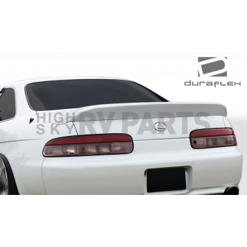 Extreme Dimensions Spoiler - 1 Piece Primered Fiberglass Black - 106582-1