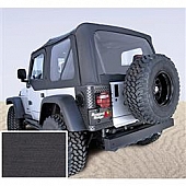 Rugged Ridge Soft Top - Black Denim Standard Top Vinyl - 1372515