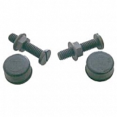 Goodmark Industries Hood Stop Bumper - Rubber Set Of 2 - CX205642S