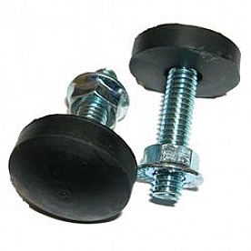 Goodmark Industries Hood Stop Bumper - Rubber Set Of 2 - FM20565P