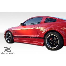 Extreme Dimensions Side Skirt - Primered Fiberglass Reinforced Plastic Black Set of 2 - 100650