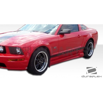 Extreme Dimensions Side Skirt - Primered Fiberglass Reinforced Plastic Black Set of 2 - 100650-2