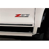 Putco Rocker Panel Molding - Polished Stainless Steel Black Set of 12 - 9751214BP
