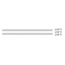 Trimbrite Pinstripe Tape - Double Stripe Vinyl Silver Metallic - R31006