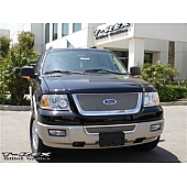 T-Rex Truck Products Grille Insert - Mesh Trapezoid Polished Stainless Steel - 54590