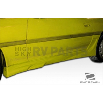 Extreme Dimensions Side Skirt - Primered Fiberglass Reinforced Plastic Black Set of 2 - 100741-1