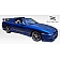 Extreme Dimensions Side Skirt - Primered Fiberglass Reinforced Plastic Black Set of 2 - 100741