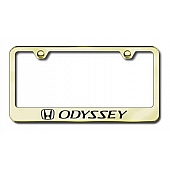 Automotive Gold License Plate Frame - Gold Stainless Steel - LFODYEG