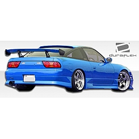 Extreme Dimensions Side Skirt - Primered Fiberglass Reinforced Plastic Black Set of 2 - 100861