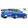 Extreme Dimensions Side Skirt - Primered Fiberglass Reinforced Plastic Black Set of 2 - 100861