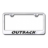 Automotive Gold License Plate Frame - Gold Stainless Steel - LFOUTEG