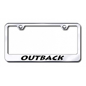 Automotive Gold License Plate Frame - Gold Stainless Steel - LFOUTEG