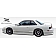 Extreme Dimensions Side Skirt - Primered Fiberglass Reinforced Plastic Black Set of 2 - 100870